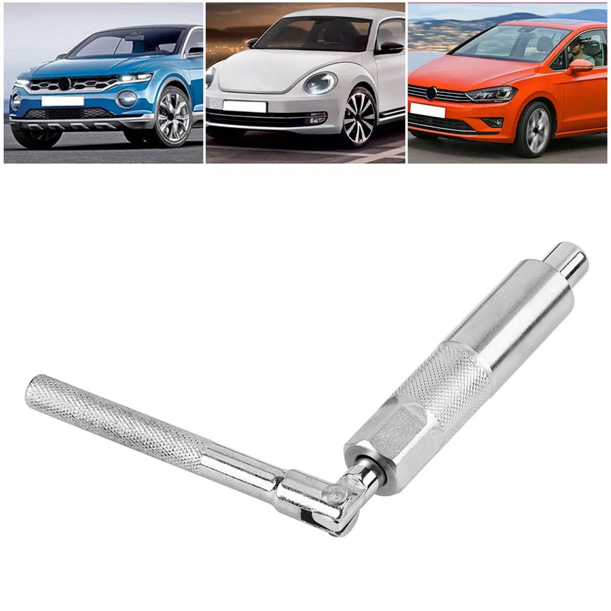 aqxreight Juego de Herramientas de Extracción de Amortiguador Trasero de Coche, Llave de Tubo Hexagonal para Reducción de Velocidad