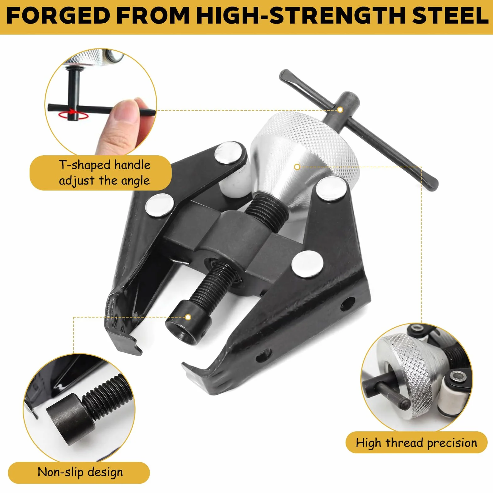 Extractor de Brazo de Limpiaparabrisas Universal Extractor Brazo Limpiaparabrisas Brazo Extractor Puller Brazo de Limpiaparabrisas para Coche Ajustable 9-30mm
