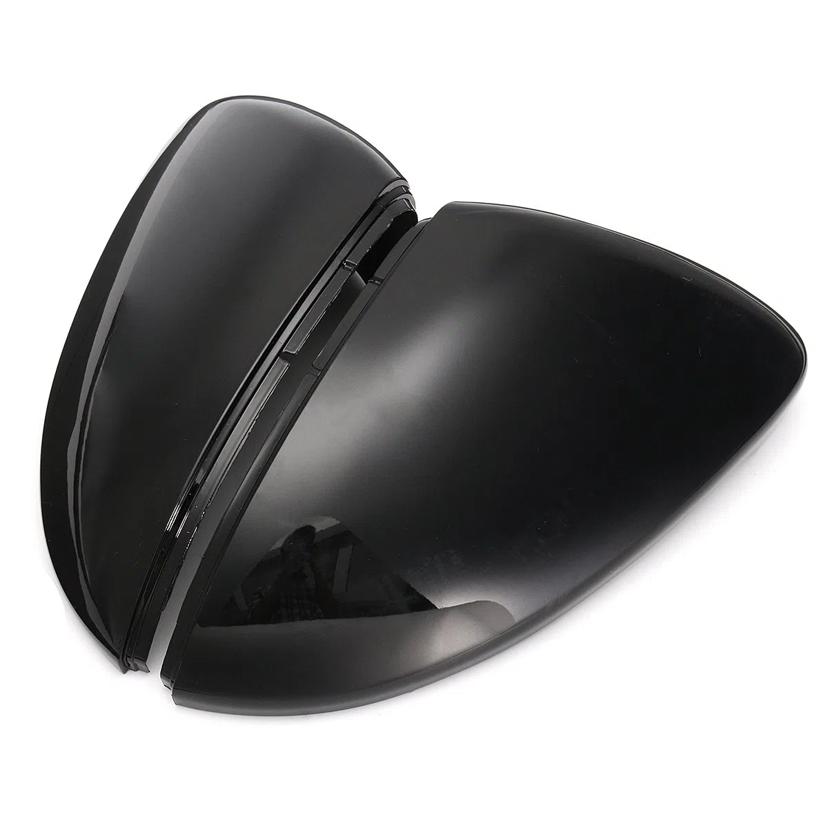 Viviance 2 Piezas 1 par de Cubierta de Espejo retrovisor Delantero y Trasero Compatible con VW Golf 7 Mk7 Mk7.5 R GTI GTD GTE VII 2013-2018 Variant E-Golf 2014-2017 Touran L 2016 2017