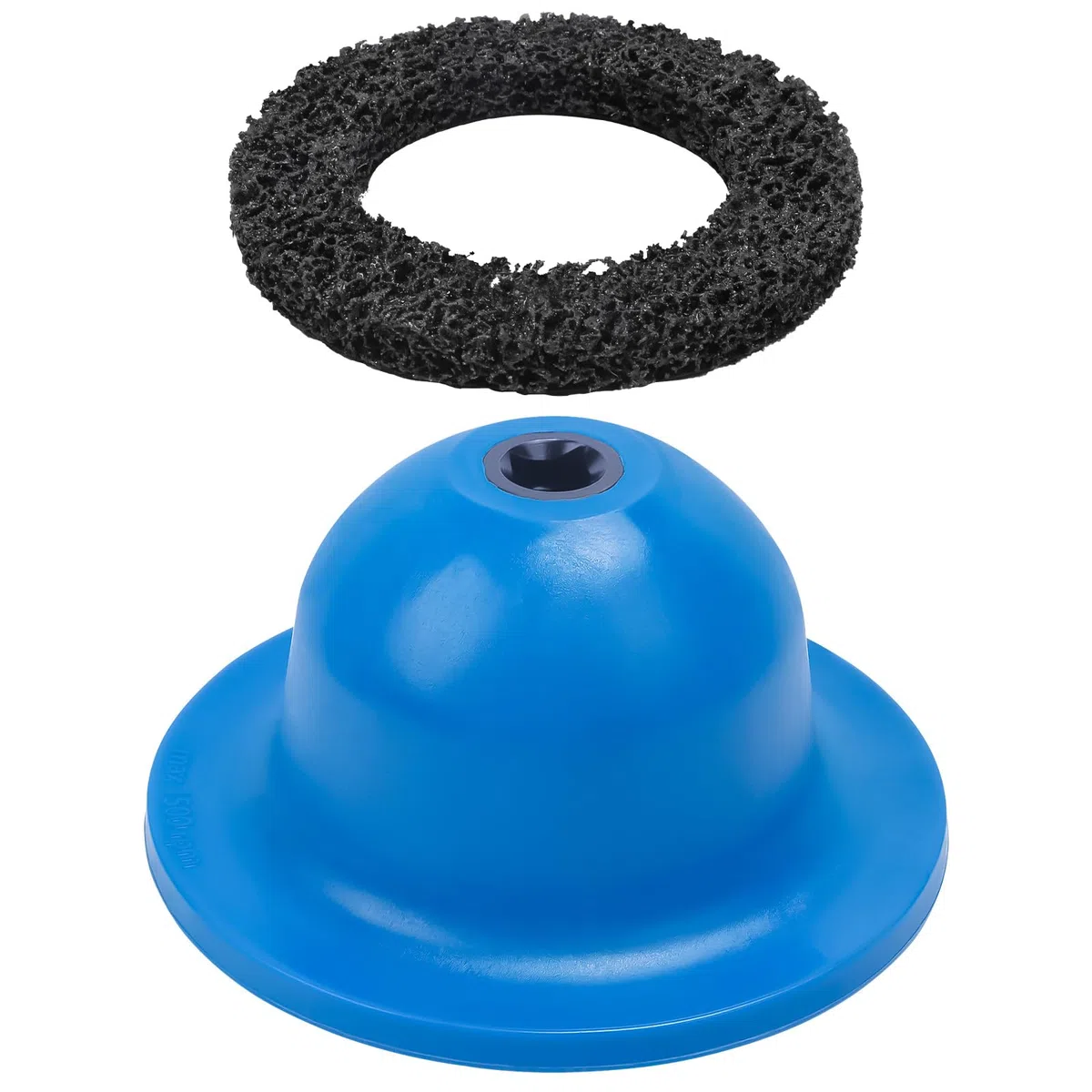 Qivine Amoladora de Cubos de Aluminio, 150mm de Lijadora de Cubo de Rueda, Abrasivo Ollas de Disco de Limpieza para Coche, Cambio de Neumáticos (A)