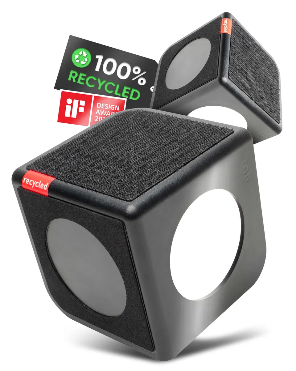 rati NOOK - Fijación de equipaje para el maletero I con velcro y almohadillas antideslizantes I Ayudante de ordenación I Ayuda de carga I Organizador I 2 pz – Negro reciclado