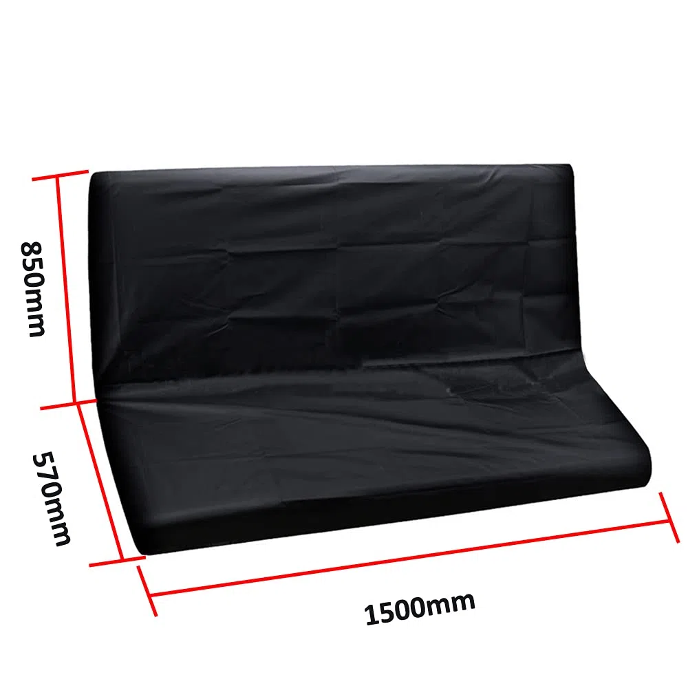 ETOPARS Funda para Asiento de Coche Universal Protector de Asiento Coche Impermeable Cubierta del Asiento Trasero Amortiguar Negra