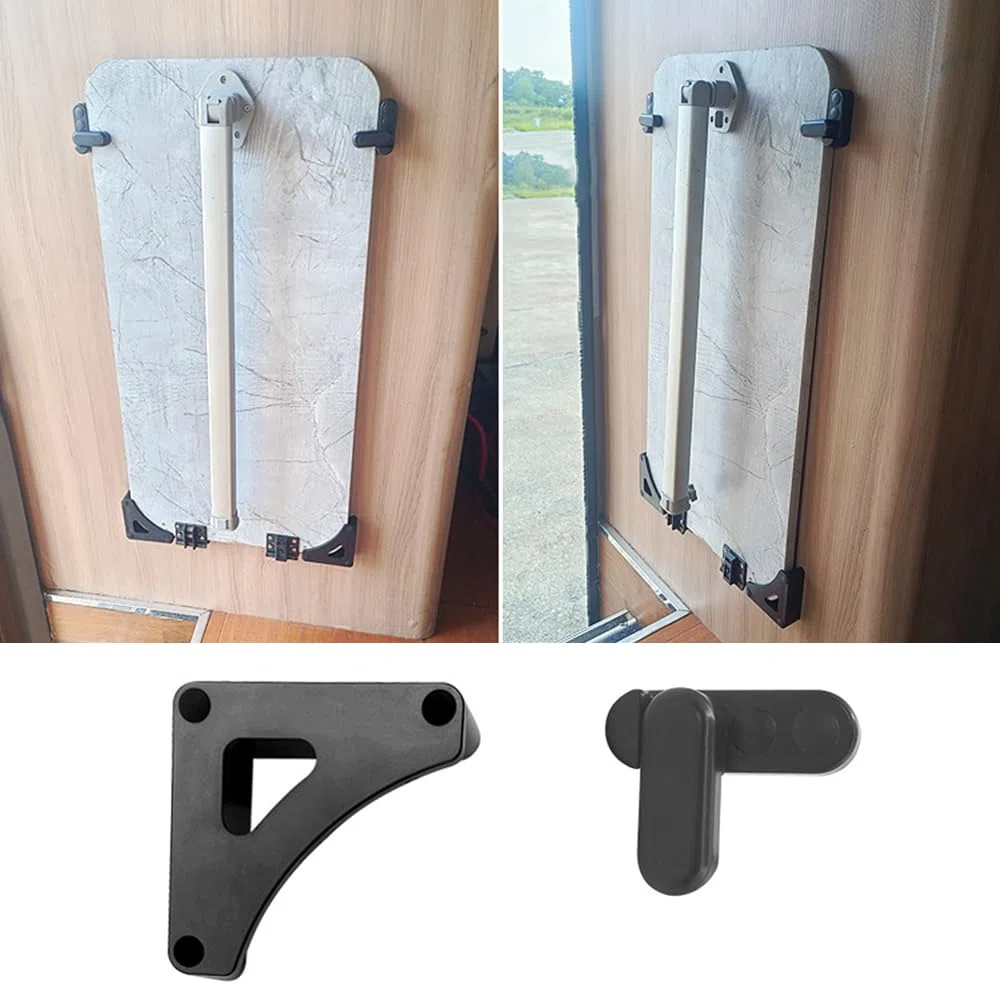 Shkalacar Hebilla para Tablero de Mesa RV, Hebilla para Autocaravana, Organizador Interior, Soporte de Mesa Plegable para Coche al Aire Libre
