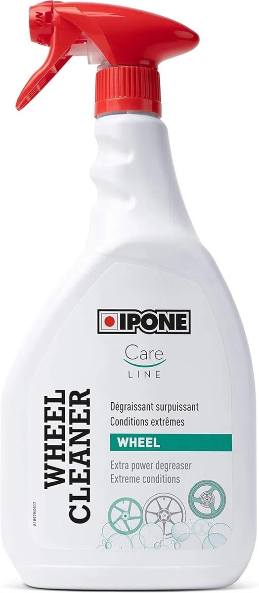 IPONE - Limpiador Llantas Superpotente Wheel Cleaner - Desengrasa y Limpia Sin Esfuerzo - Amplio Pulverizador - 1L