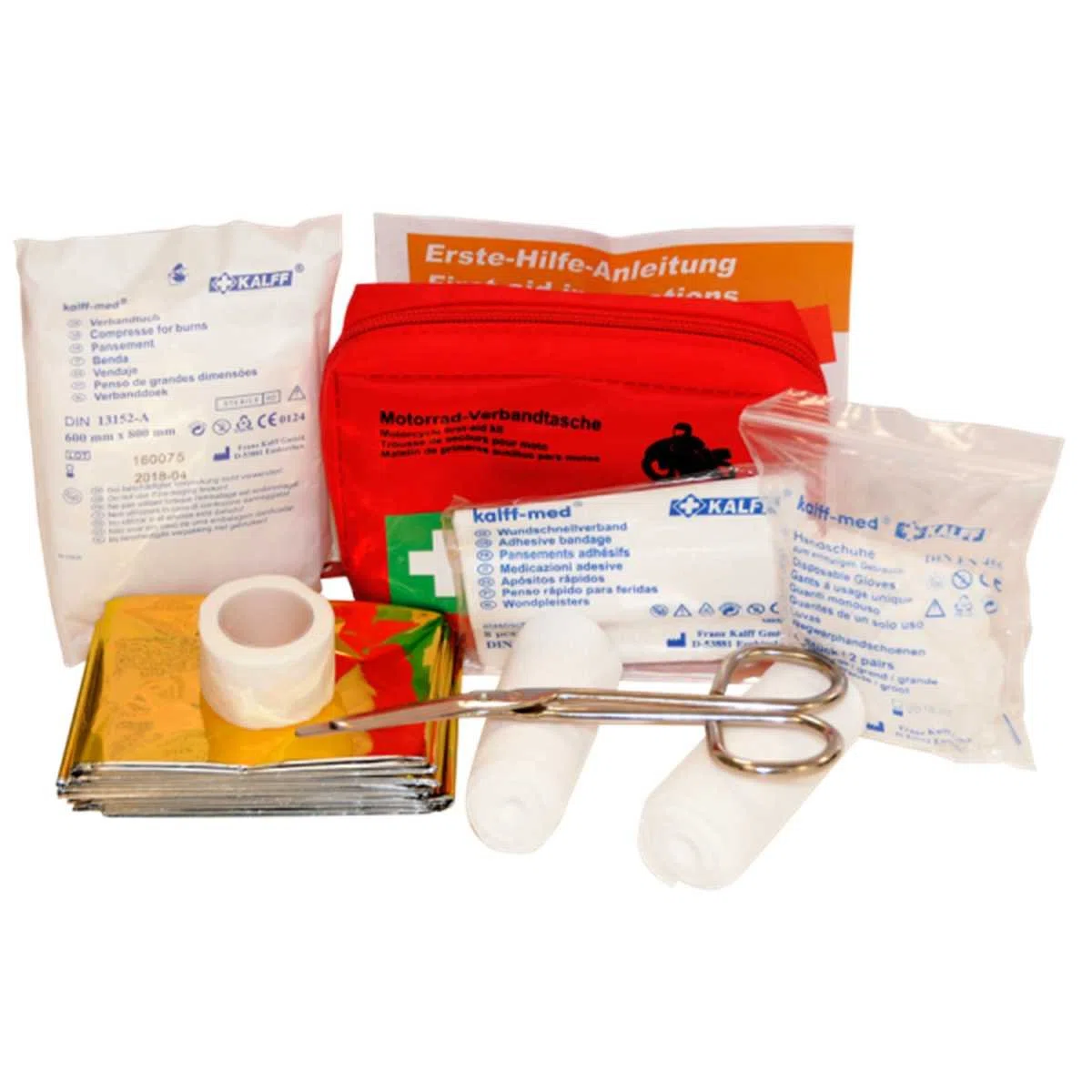 KALFF 1767 - Bolsa de Primeros Auxilios para Motocicleta, DIN 13167