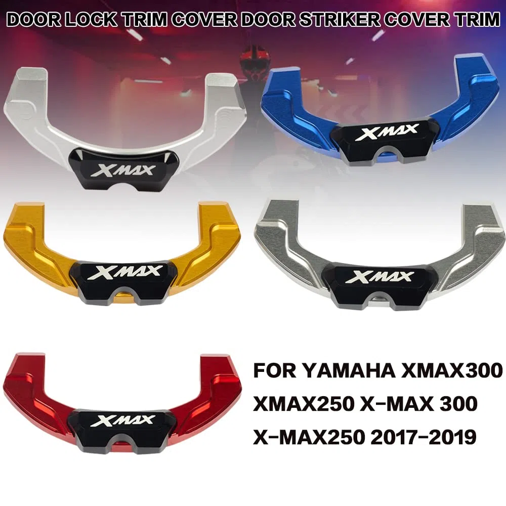 Motocicleta llave de encendido bloqueo tapa scooter interruptor accesorios decorativos para Yamaha XMAX 125 XMAX 250 XMAX 300 2017-2024 (negro)