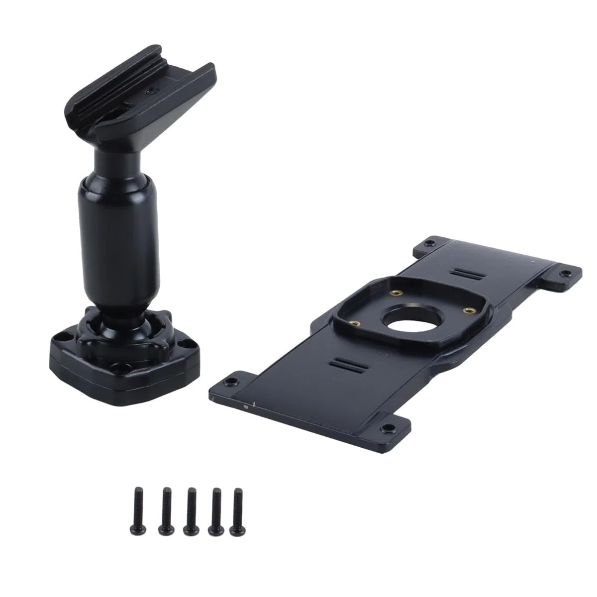 Soporte para espejo retrovisor de coche, soporte para espejo retrovisor con placa trasera, soporte metálico para cámara de visión trasera DVR.