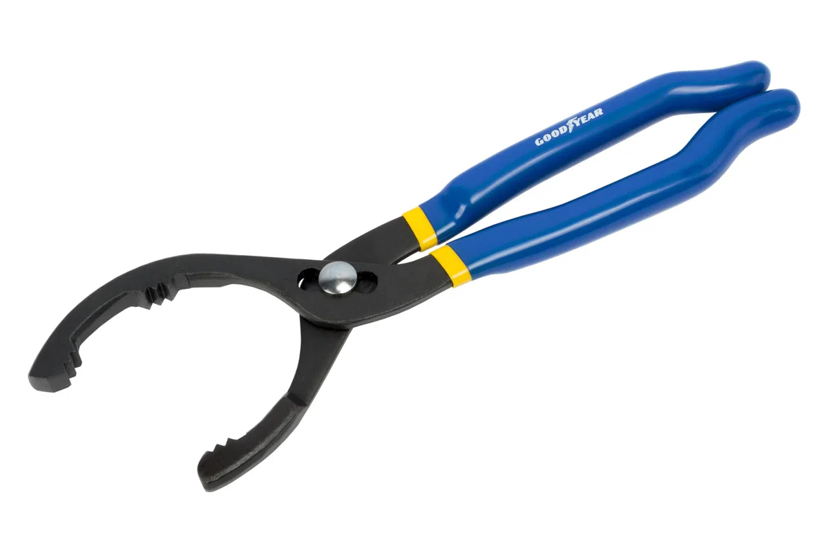 Goodyear Llave de Filtro de Aceite de 60 a 114,3 mm / 2.36” a 4.5”. Herramienta perfecta para el cambio de filtros de aceite. Con mango antideslizante.