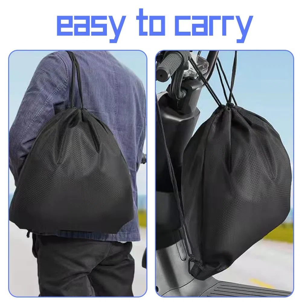 2 Piezas Bolsa para Casco de Motocicleta, Bolsa Casco Moto con bolsa de cordón, Funda para Casco Bolsa Portátil para exteriores Montar Moto baloncesto Ciclismo Entrenamiento