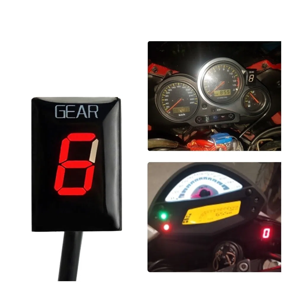 Indicador Cambio de Marchas Para Yam&aha FZ1 FZ1N FZ6 FZ1S FZ 1 1N 1S FZ 6 S2 FZ6R FZ 6R Accesorios De Motocicleta Indicador De Marchas Montaje Pantalla De Marchas De Velocidad