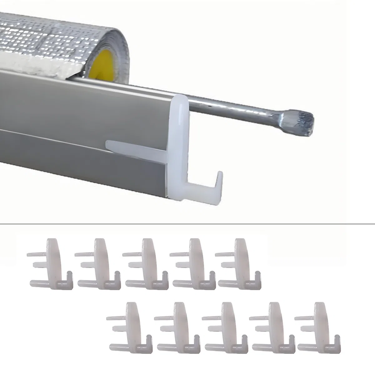 Seitz SP042019Z - Juego de 10 pares de topes para ventanas de caravanas y caravanas