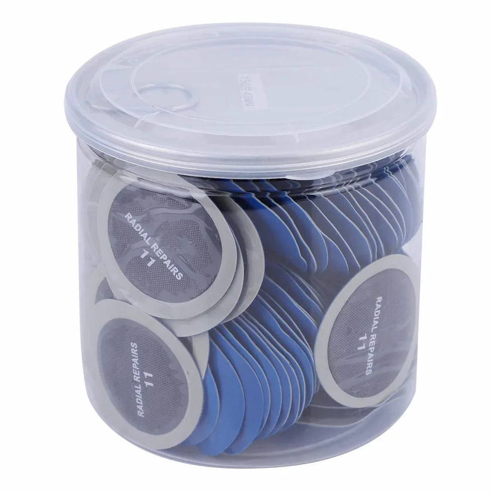 Parche de Reparación de Neumáticos, 120 Piezas de 43 Mm para Coche, Redondo, de Goma Natural, para Reparación de Pinchazos de Neumáticos, Parche Frío, Parches sin Cámara, Parche para Neumáticos