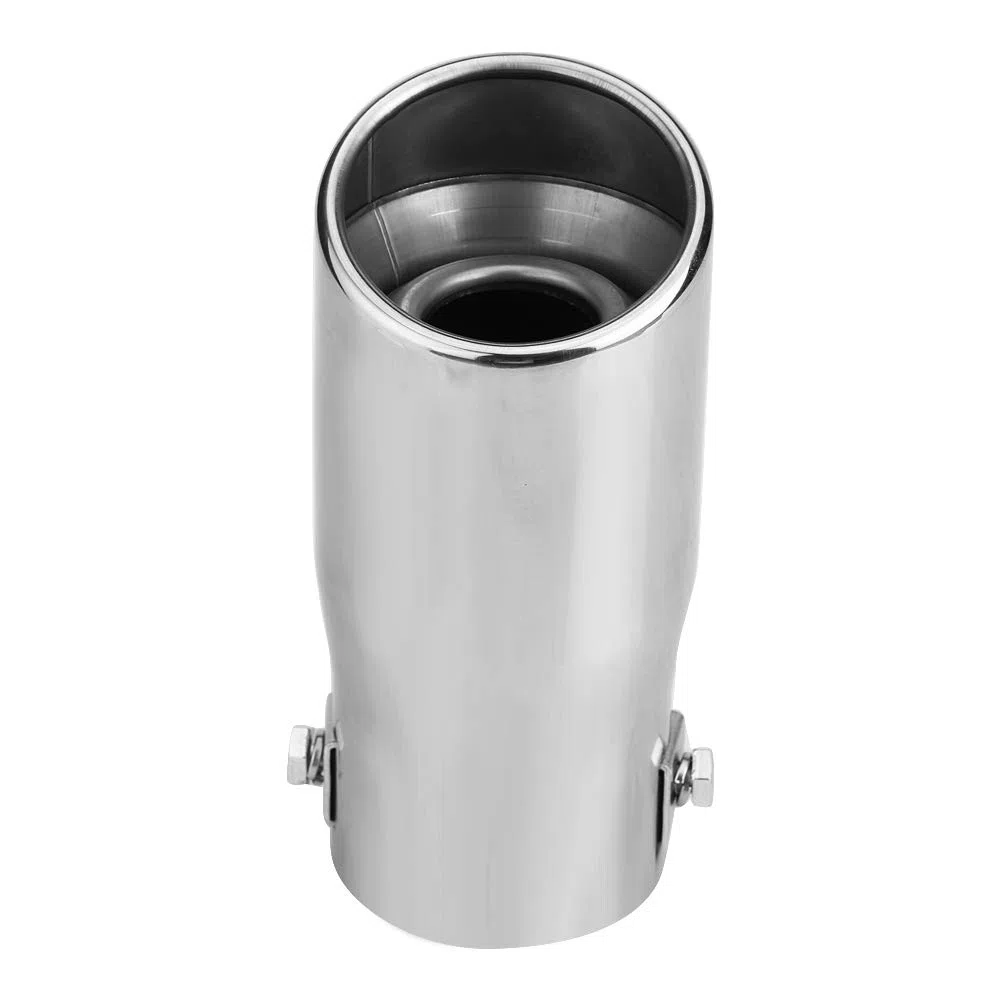 Silenciador Trasero De Acero Inoxidable Para Automóvil Tubo De Escape Trasero Compatible Con Vehículos Pequeños Y Diámetro 55 65 Mm Diseño Inclinado Y Elegante Para Personalizar