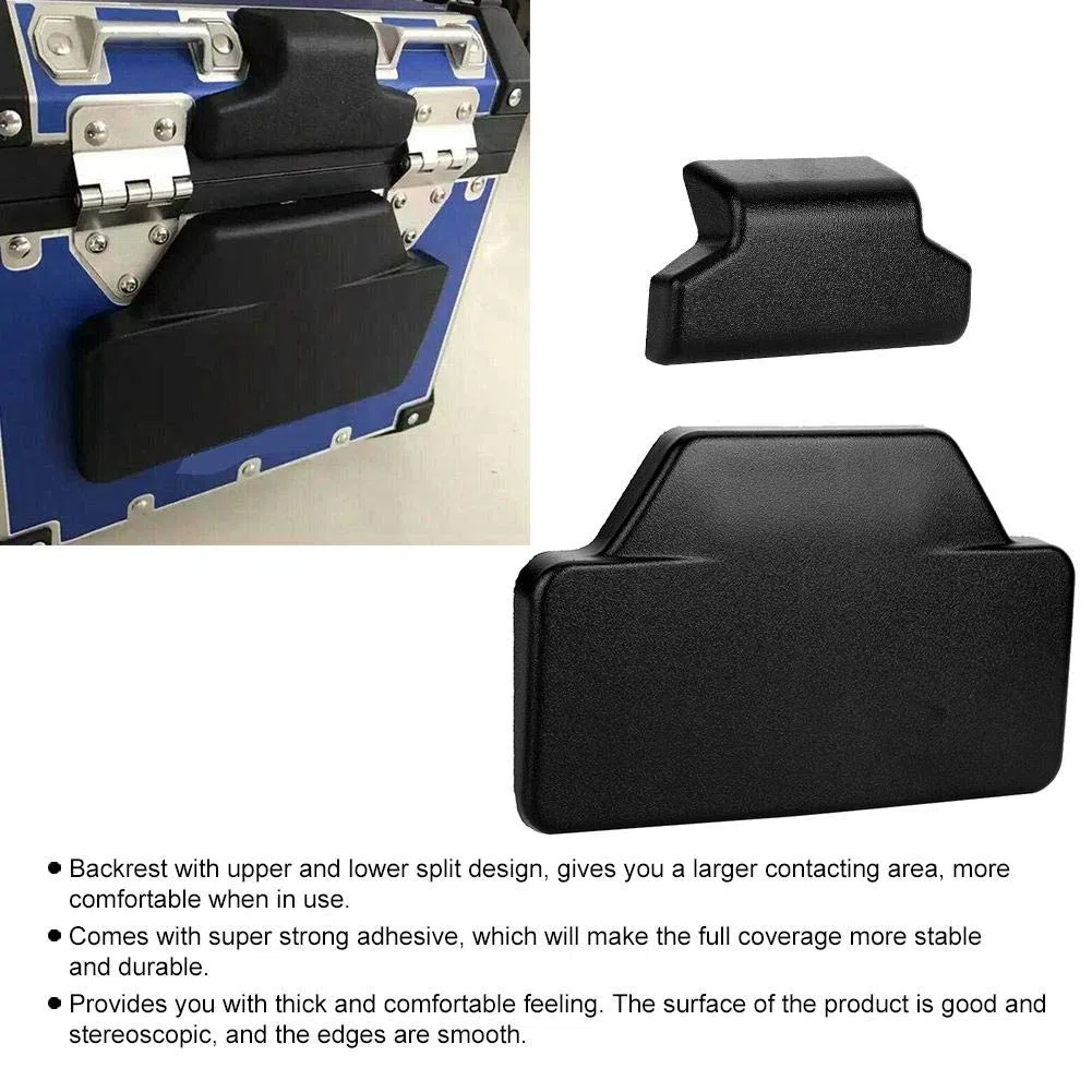 Respaldo del maletero de la motocicleta, QiiLu CNC para el maletero trasero del accesorio del respaldo del pasajero f800gs (negro)