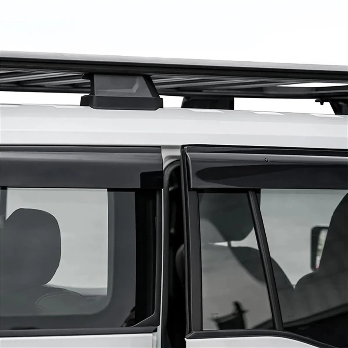 Deflector Viento ventanilla Accesorios para Coche, 4 Uds., Deflectores Ventana, Visera para El Clima, Tira Solar para Llia Y Viento para Cruiser 250 para Prado Lc250 2024 2025