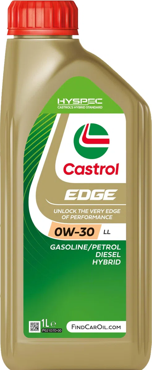 Castrol EDGE 0W-30 LL Longlife, Aceite de Motor Avanzado Sintético, Cumple con la Especificación ACEA C3, 1L