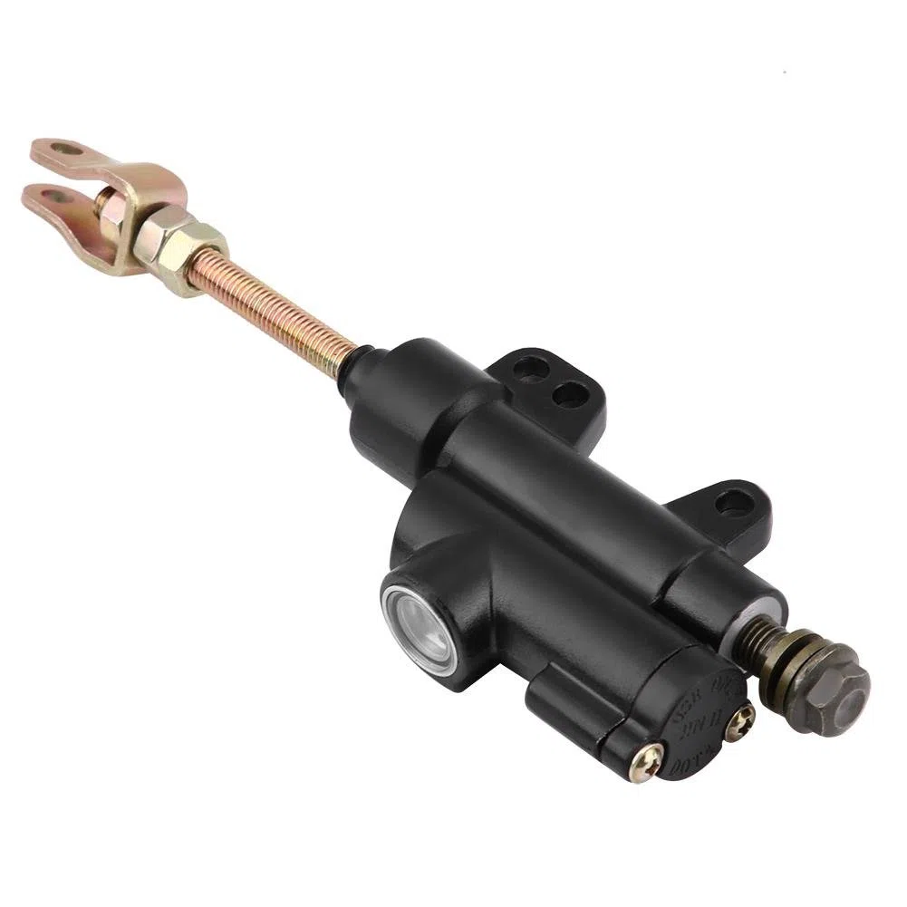 Cilindro de la Bomba de Freno Trasero, Keenso Cilindro Maestro de Freno Trasero Bomba Hidráulica Universal (Black)
