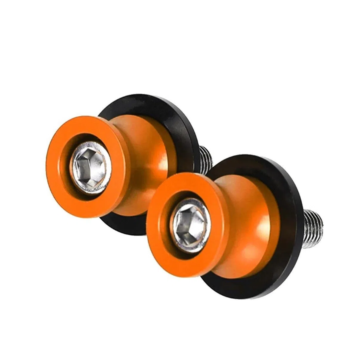 Diabolos Motocicleta Para DUKE 390 690 790 890 990 Tornillos Y Tapas Para Soportes De Basculante De Motocicleta M10 Carretes Basculante(naranja)