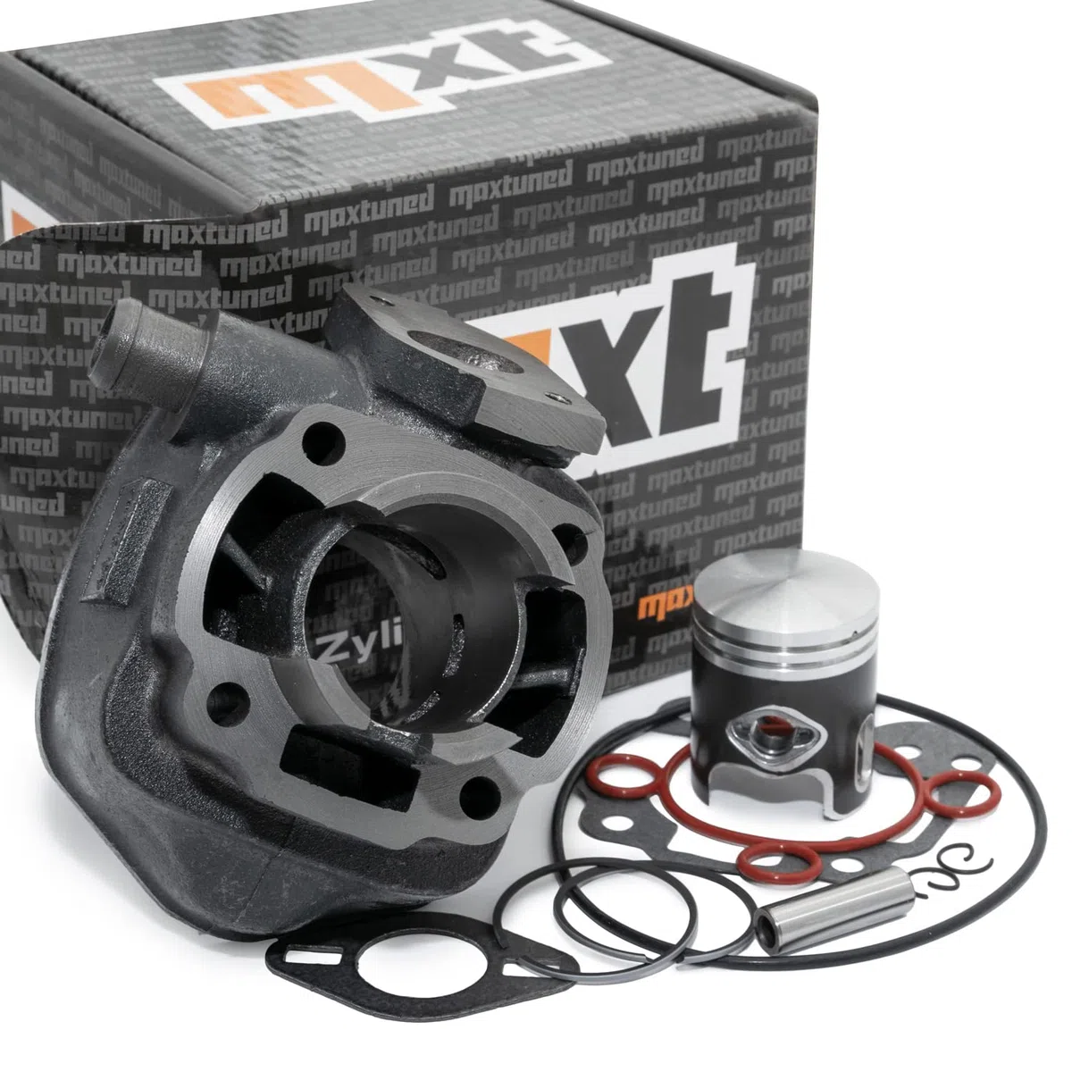 Cilindro estándar de 50 ccm 10 mm para Aprilia, Area 51, Gulliver, SR50, Sonic, Benelli, 492, K2, Beta, Ark, Eikon, Italjet, Dragster, Malaguti F12 Phantom, F15 Firefox, MBK, Nitro, Mach G, Yamaha, Aerox, Jog RR 50