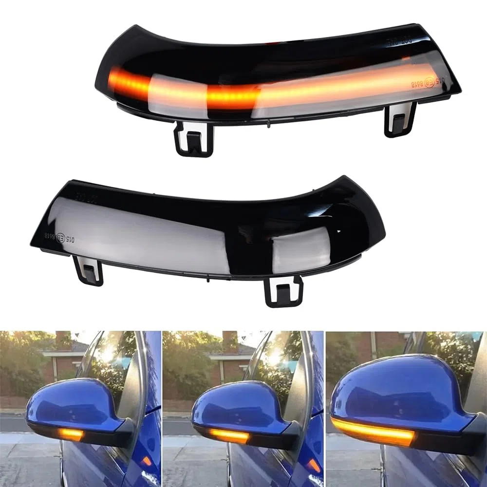 Retrovisor luces indicadoras de giro de intermitentes dinámicas para Golf 5 GTI V MK5 Je tta Passat B6 B5.5 Eos Sharan Superb Alhambra