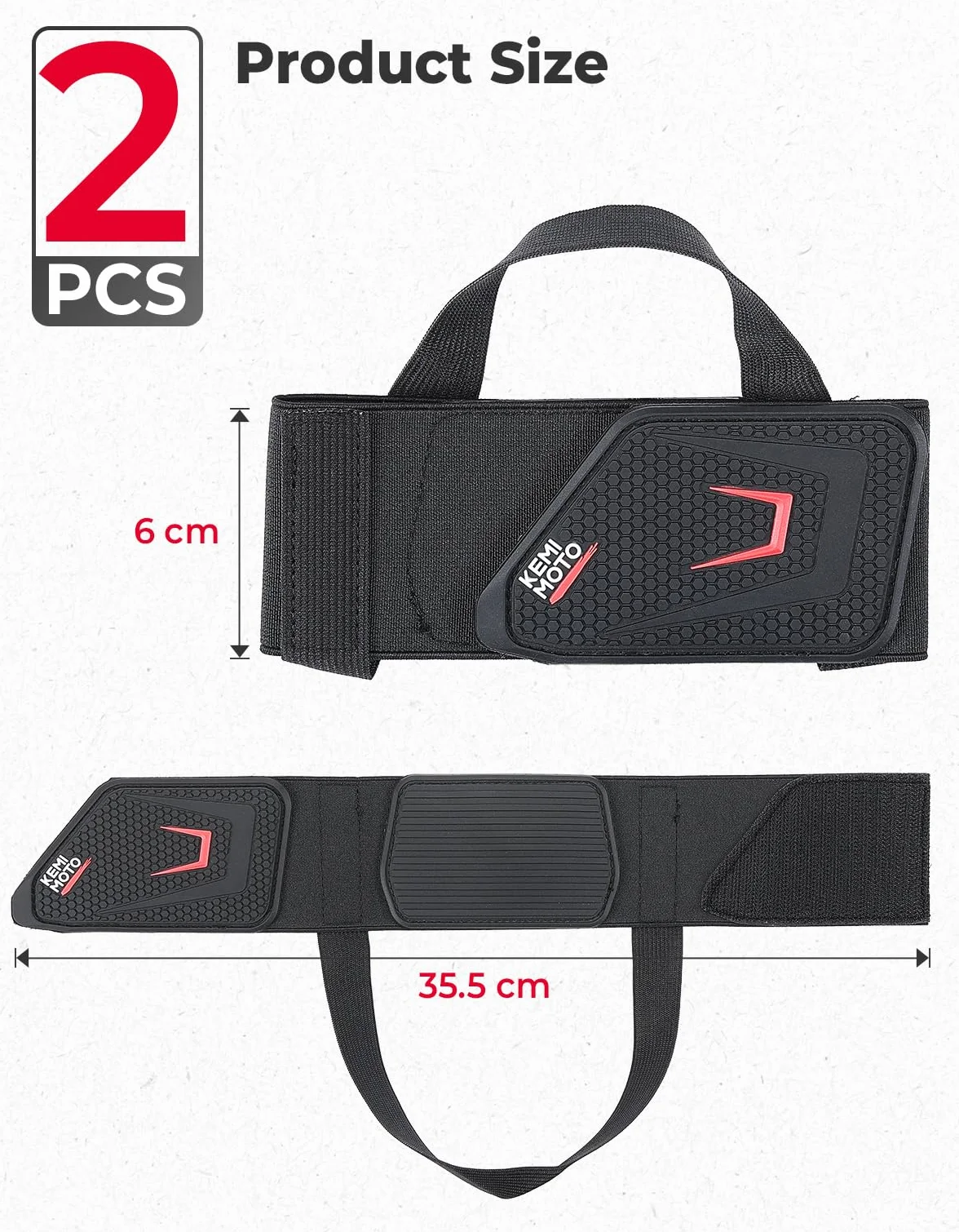 KEMIMOTO Protector de zapatos para motocicleta, almohadilla de protección para cambio de marchas