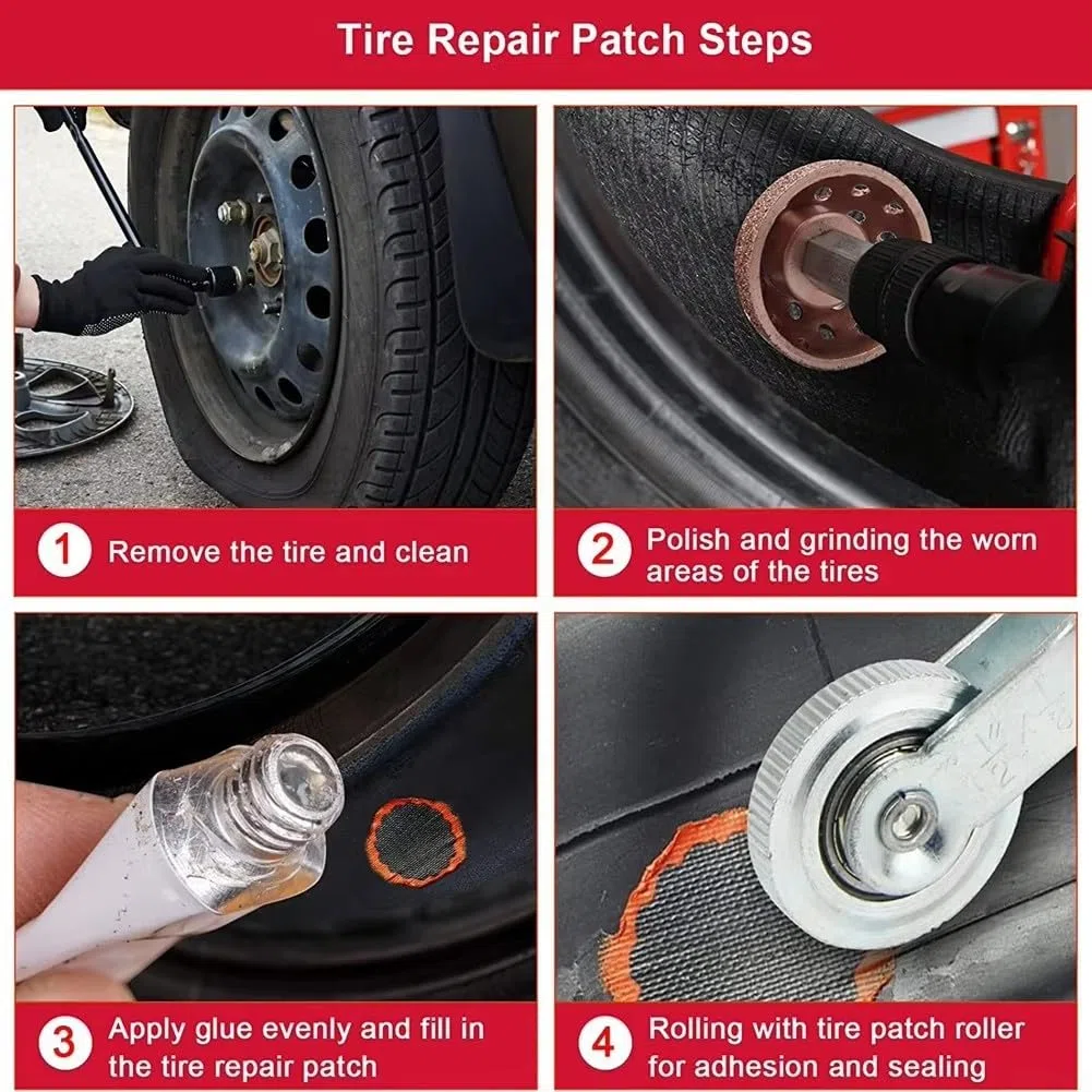 Paquete de 3 herramientas de rodillo de amortiguación de sonido, ruedas corrugadas de metal de 6 mm, 20 mm y 40 mm para alfombrillas de calor de audio de coche, rodamiento de costuras e instalación de