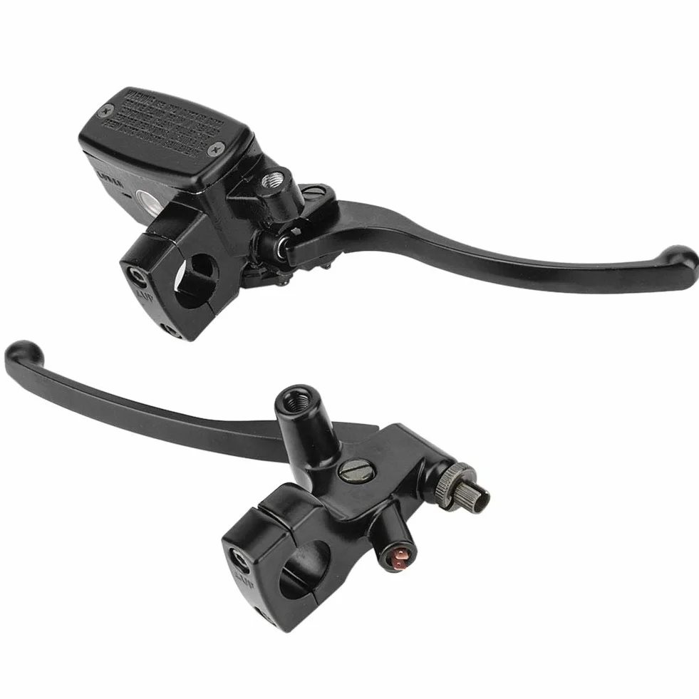 Universal motocicleta 1 "25mm manillar freno cilindro maestro palanca de embrague izquierda y derecha para Honda Shadow 400/Steed