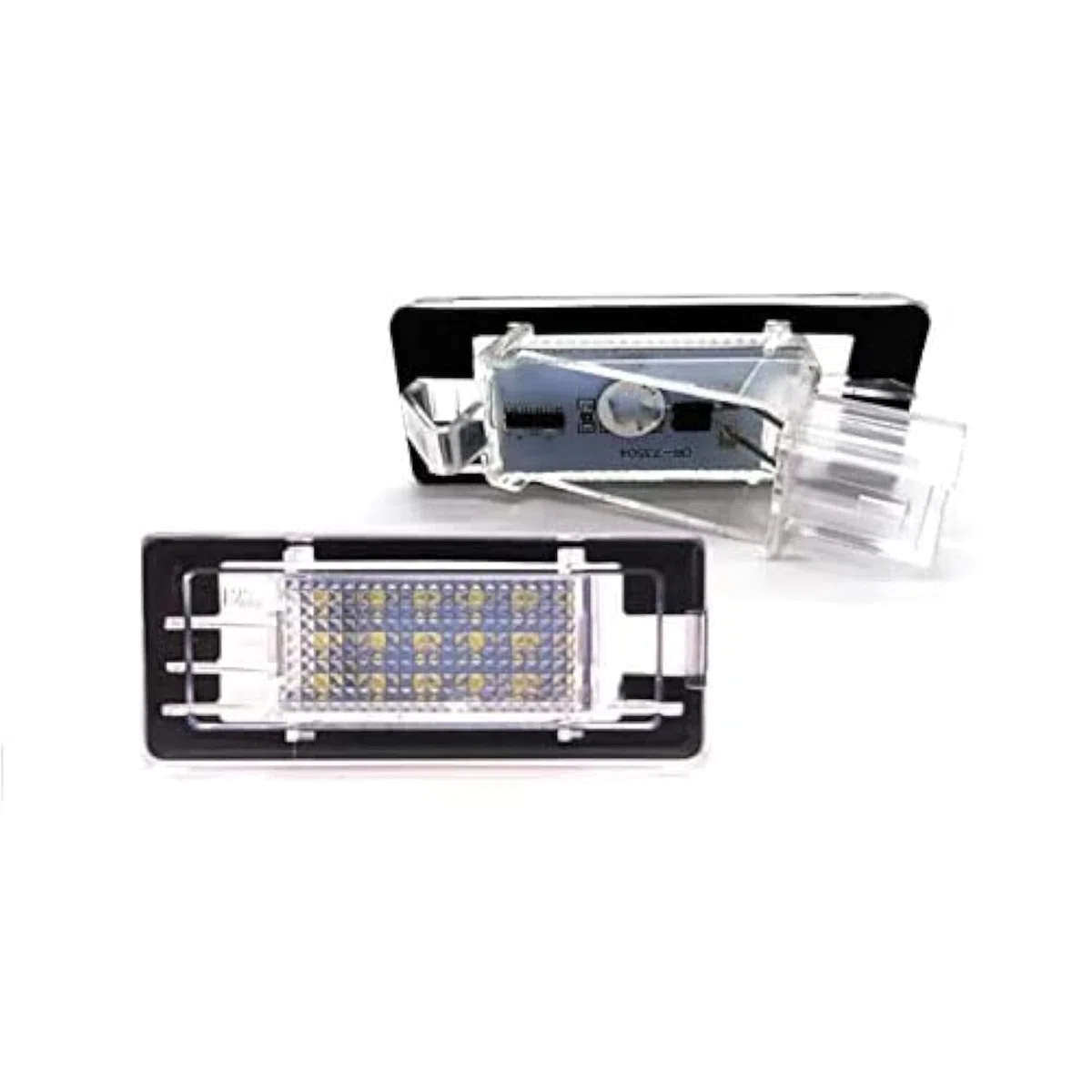 Luz LED para matrícula, 2 uds., para r-enault e-space Scenic l-aguna fluence captur Zoe Modus para d-acia d-uster l-odgy Logan