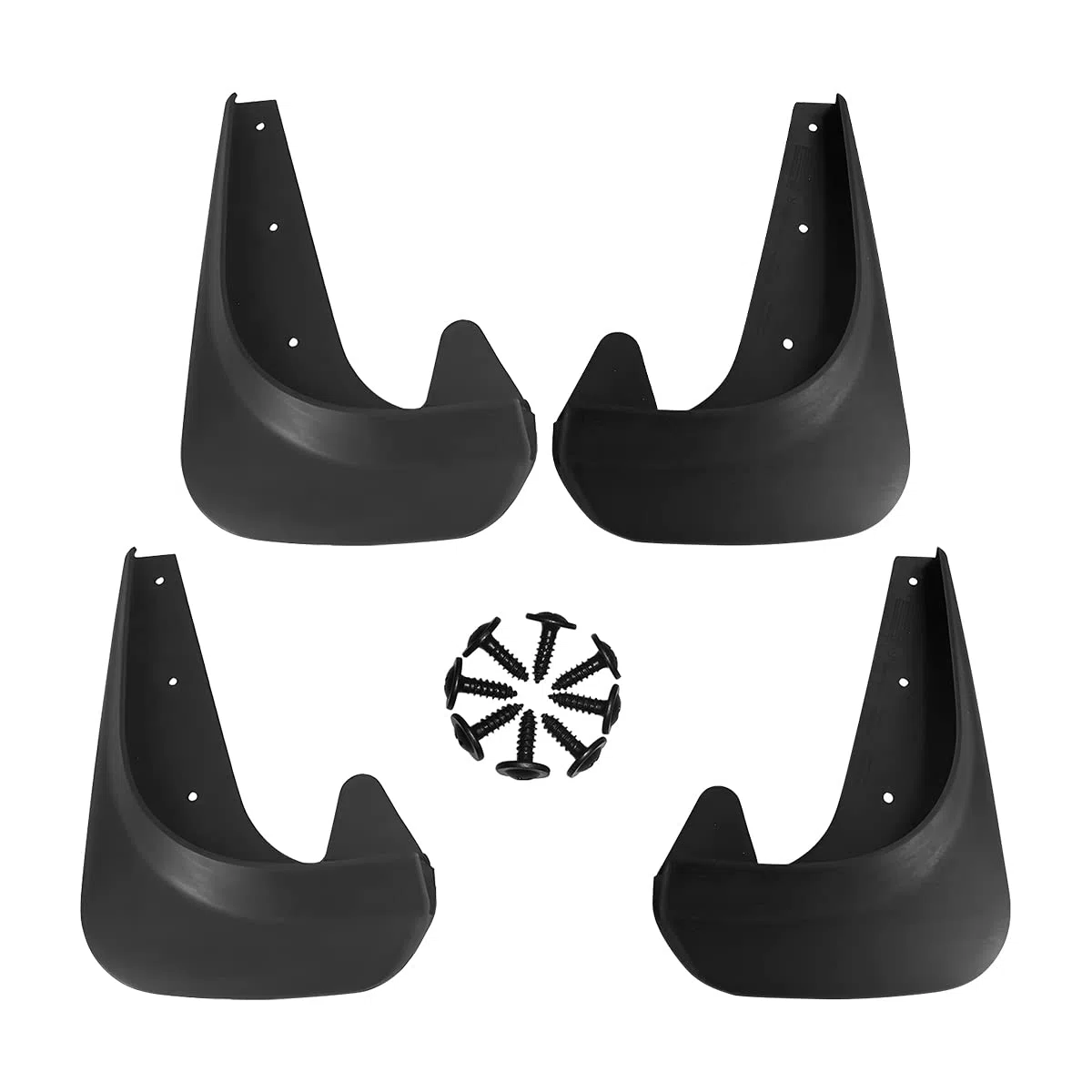 CGEAMDY 4 Piezas Salpicaduras De Vehículos, Faldillas para Coche, Guardabarros De Coche Universales, Guardabarros Delanteros Traseros Carrocería Protector contra Salpicaduras Accesorios para Camiones