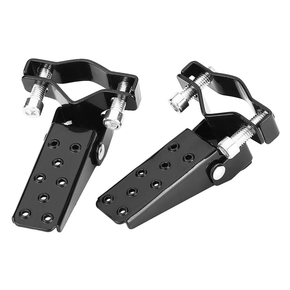 VOBOR Estriberas Universal Scooter, Reposapies Pasajero para Moto, Reposapiés de Marco de Motocicleta