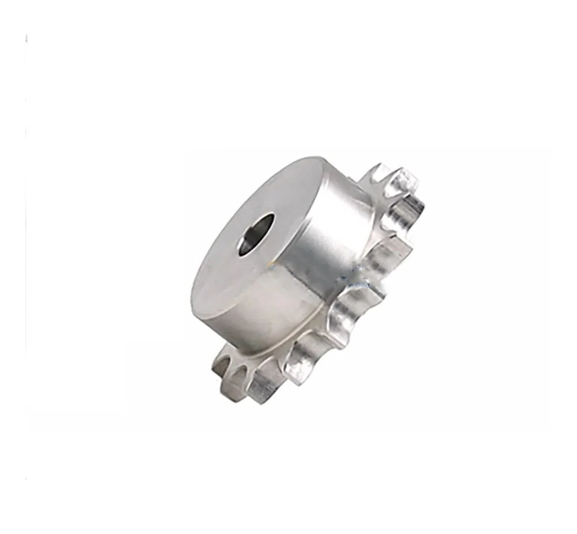 Piñón de cadena de rodillos Piñón de transmisión de cadena de acero inoxidable de 10 a 23 dientes, 10 A, paso de engranaje de cadena de 15,875 mm, rueda dentada industrial(21 Teeth)