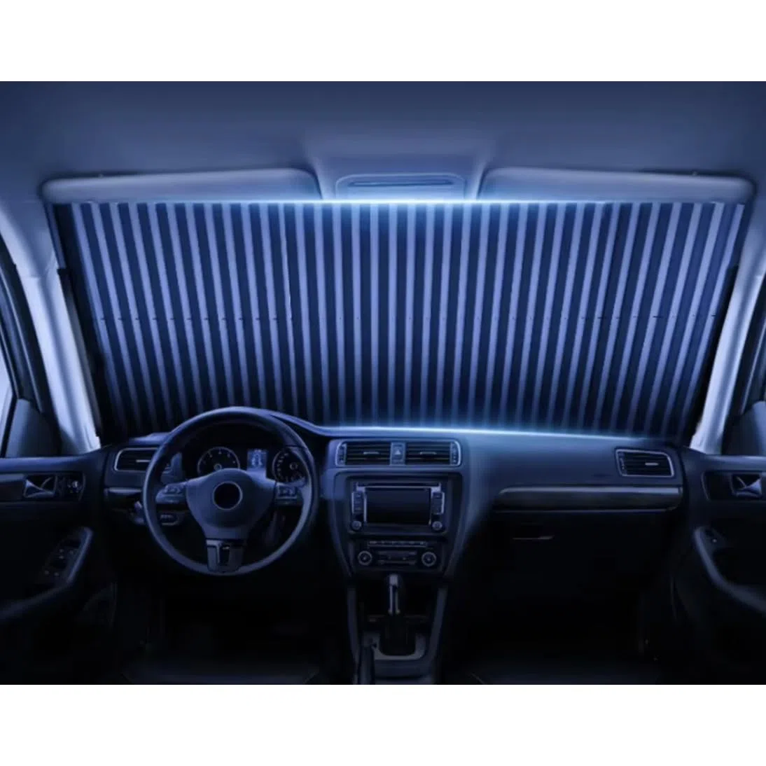 Parasol para Coche, Telescópico, Ajustable, Plegable, Luna Trasera, Ventanas Laterales, Protección Solar Interior, Parasol Coche, Estor para Coches, SUV, MPV, Camión 24794