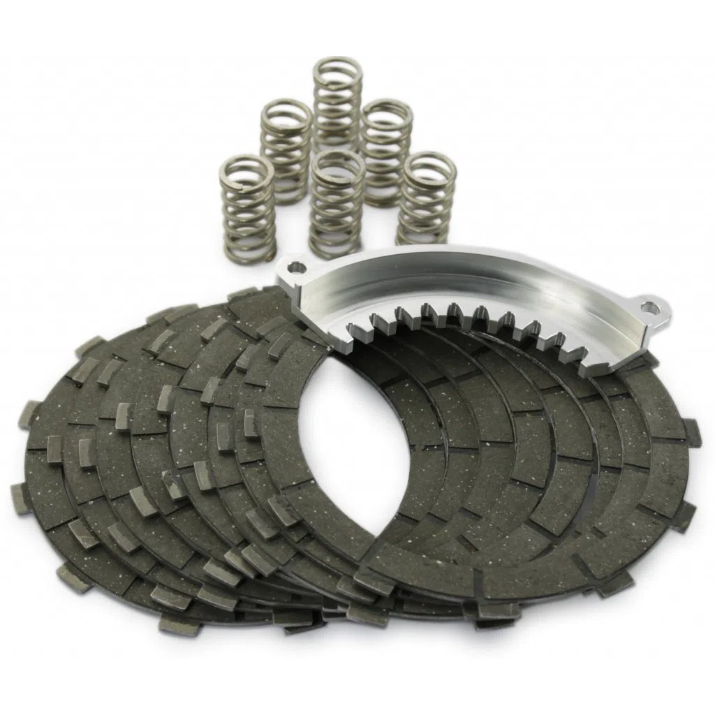 Motorize - Ducati embrague aletas de aluminio en sustrato orgánico. Herramienta de embrague para facilitar el desmontaje.