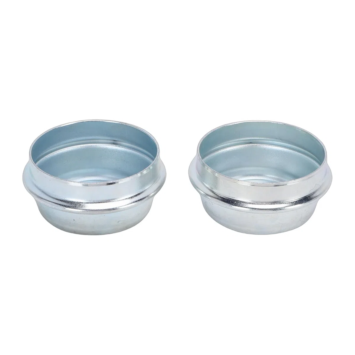 KIMISS Tapa Antipolvo para Eje de Remolque, Cubierta de Grasa de 48mm para Bujes de Rueda de Remolque Alko, Protección Duradera de Acero Galvanizado, 2 uds.