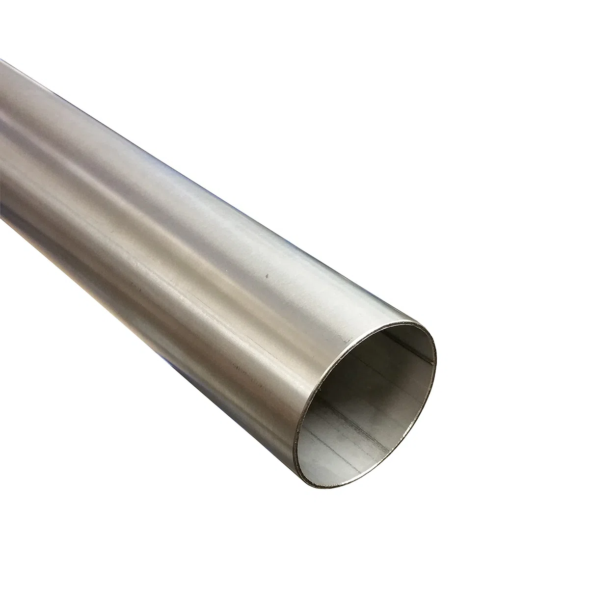 Tubo de acero inoxidable de 45 mm de diámetro x 1000 mm (1 m) V2A tubo de escape de acero inoxidable 1.4301