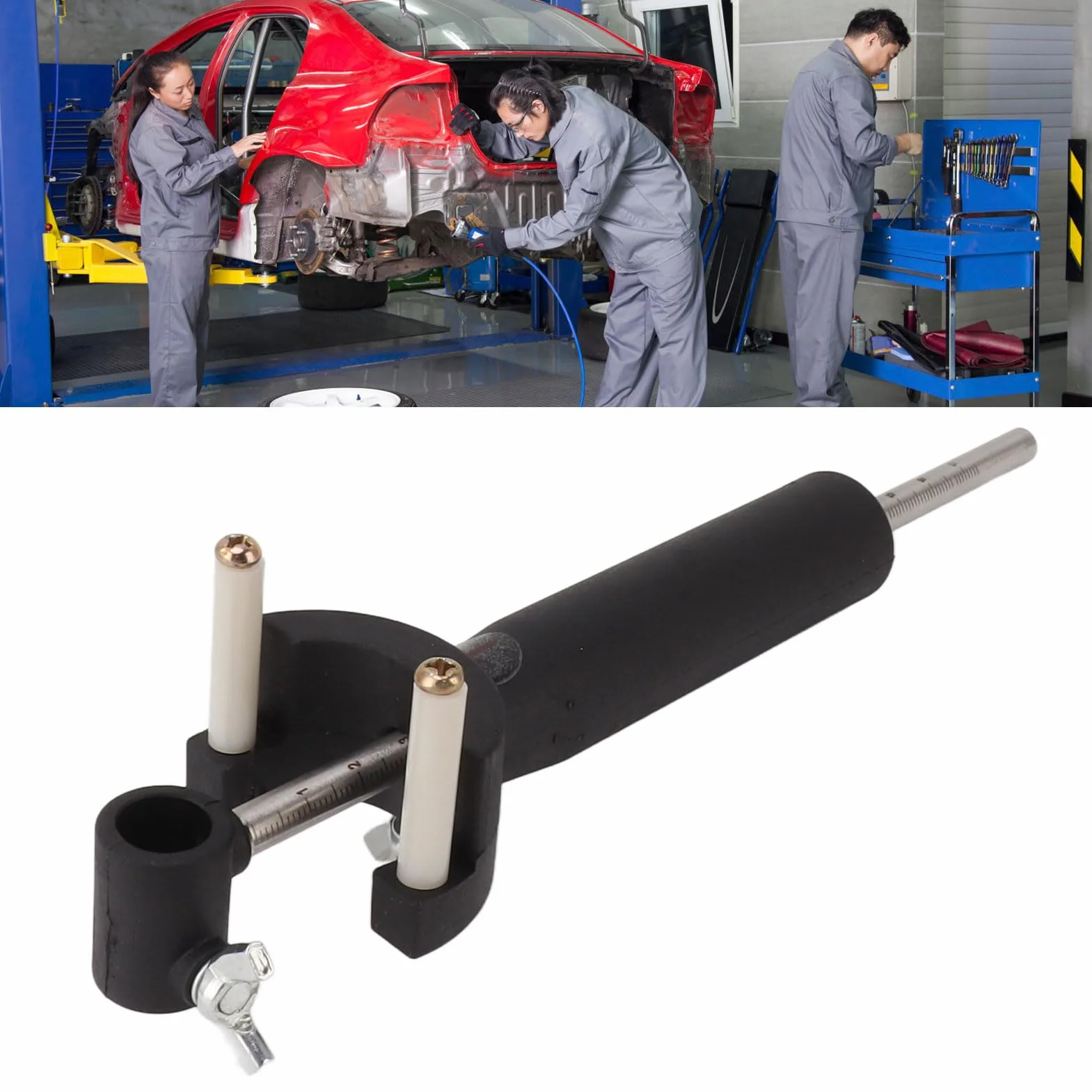 Trazador de Rueda de Coche,Herramienta de Marcador de Línea de Carrocería Ajustable de 5 a 150 Mm,para al Marcado de Líneas de la Carrocería del Vehículo
