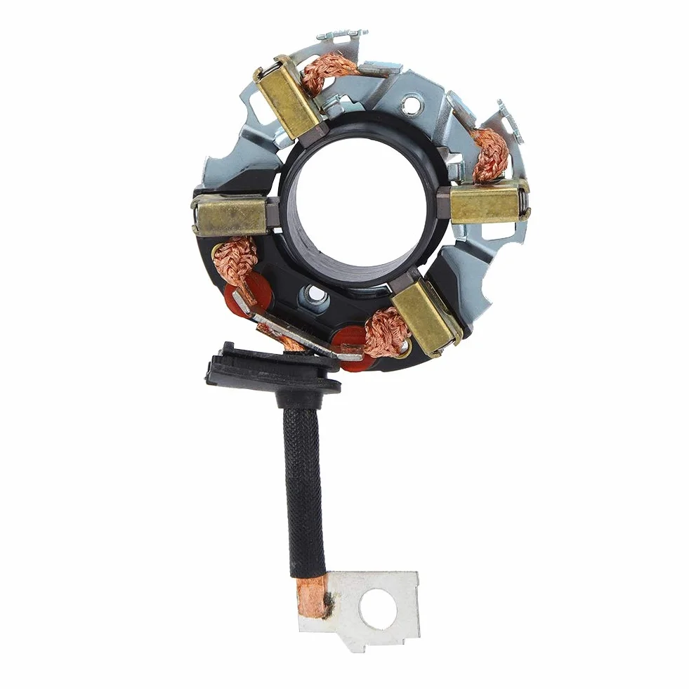 Soporte de cepillo de carbón, cepillo de motor de arranque, soporte de cepillo de carbón de arranque de coche, cepillo de motor, soporte de cepillo de arranque apto para Fit para