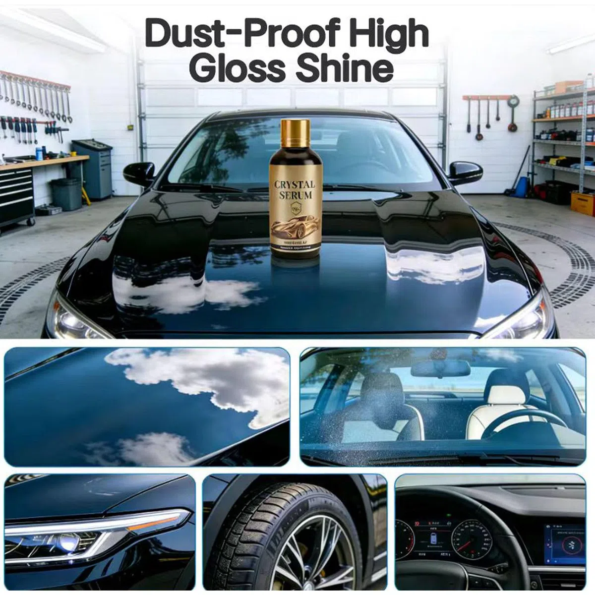 Ptz Crystal Serum – Advanced Graphene Ceramic Coating for Cars (1Pcs)