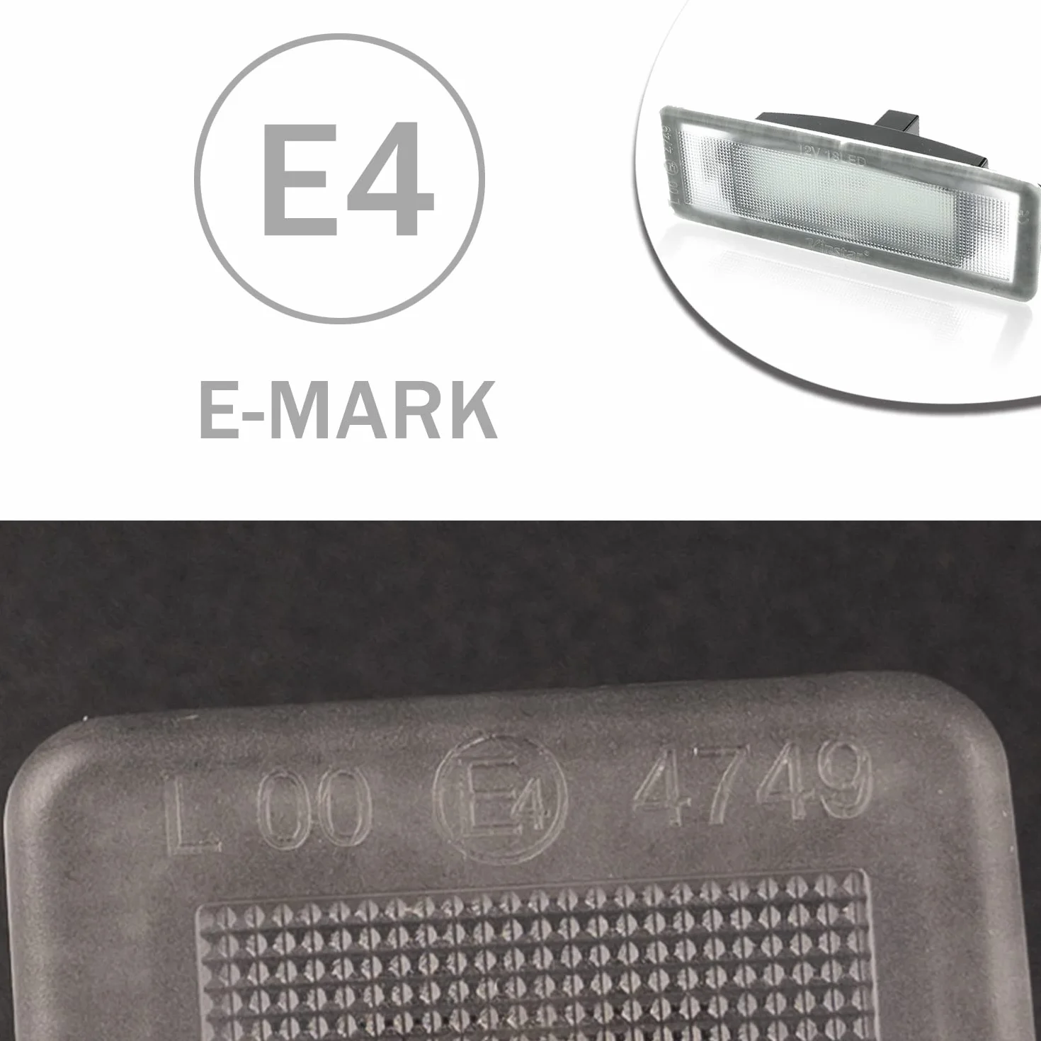 2x luces de matrícula LED blancas de xenón para Kia Sportage 2015-2020 Kia Proceed GT 2019-2021