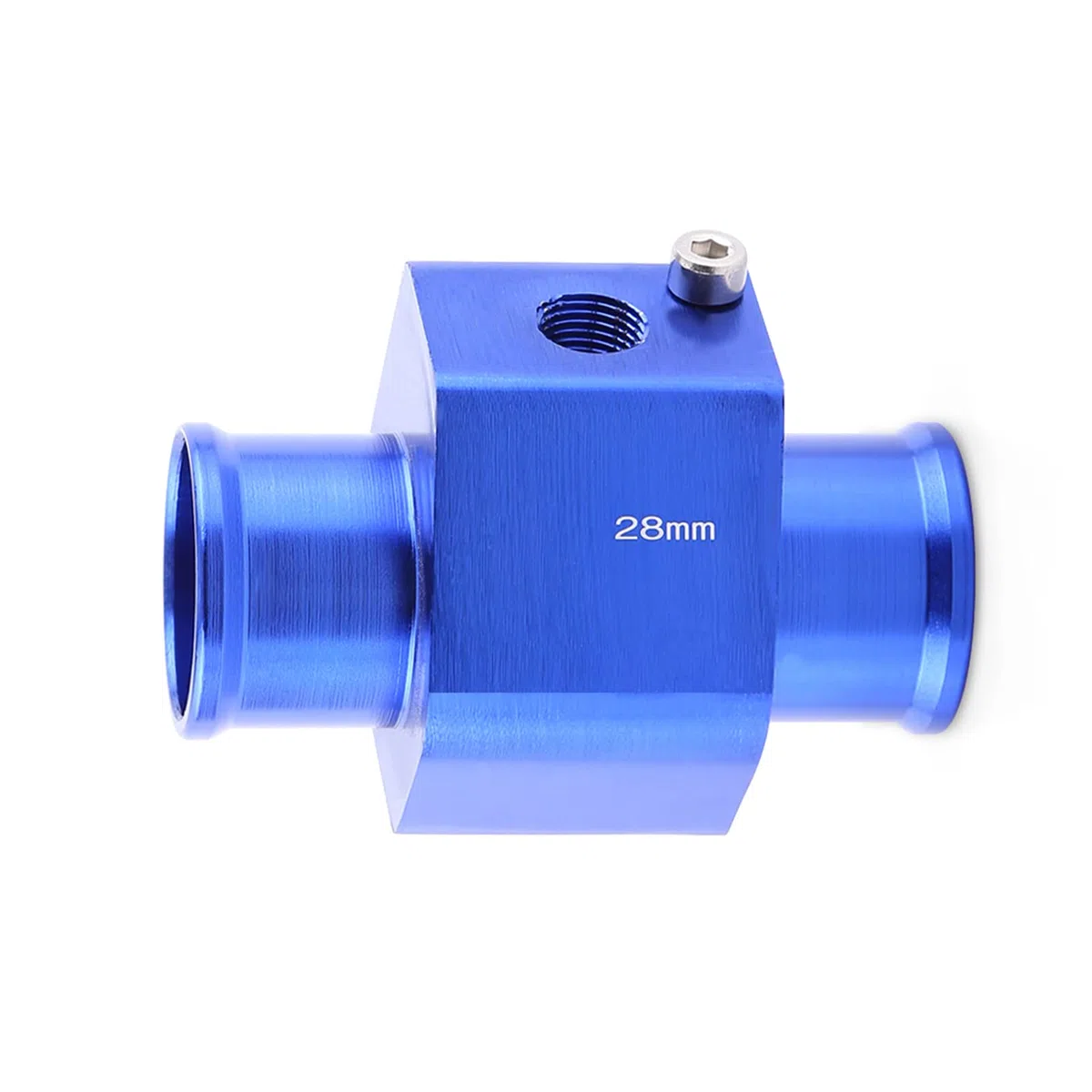 VGEBY Temperatura del agua del automóvil Temperatura Junta de tubo de la junta Sensor Radiador Manguera Adaptador Azul 26-40MM (tamaño : 28MM) Sistema De Refrigeración