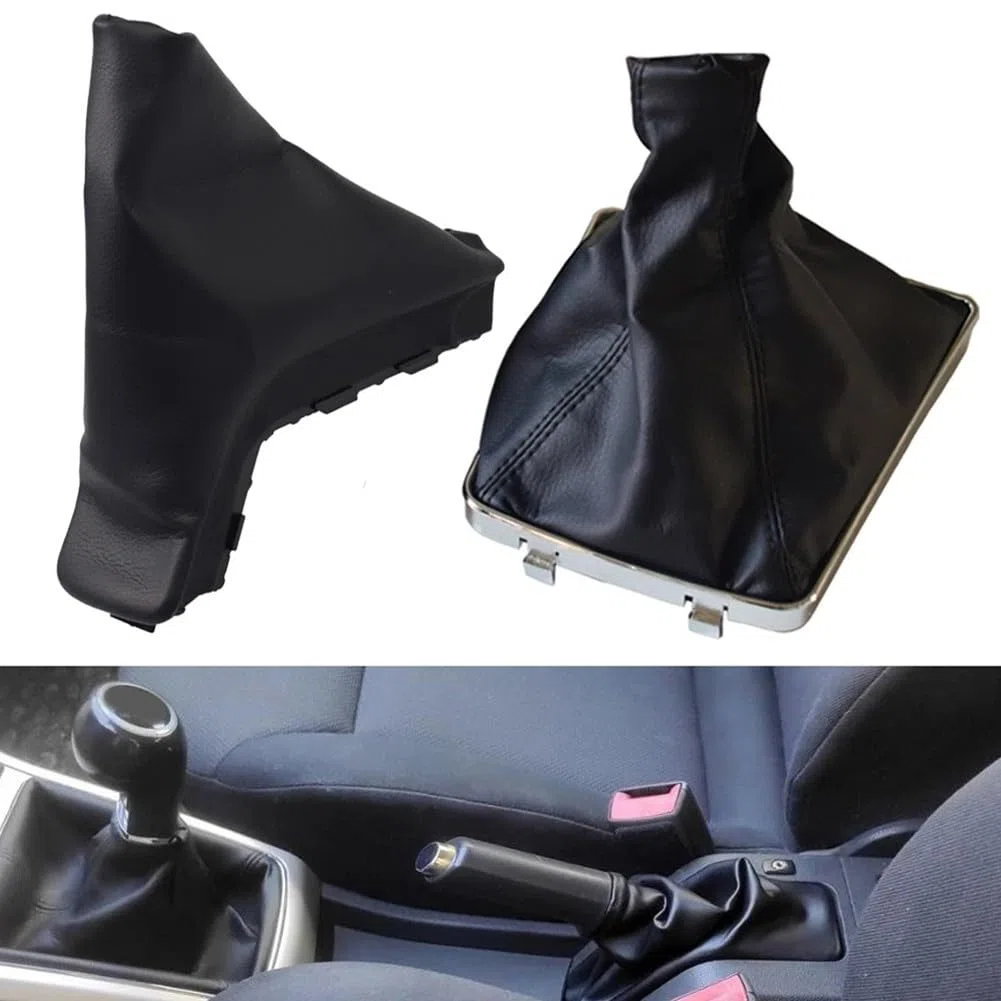 Pomo de palanca de cambios y freno de mano de estacionamiento con funda para Opel Astra H modelos de vehículos