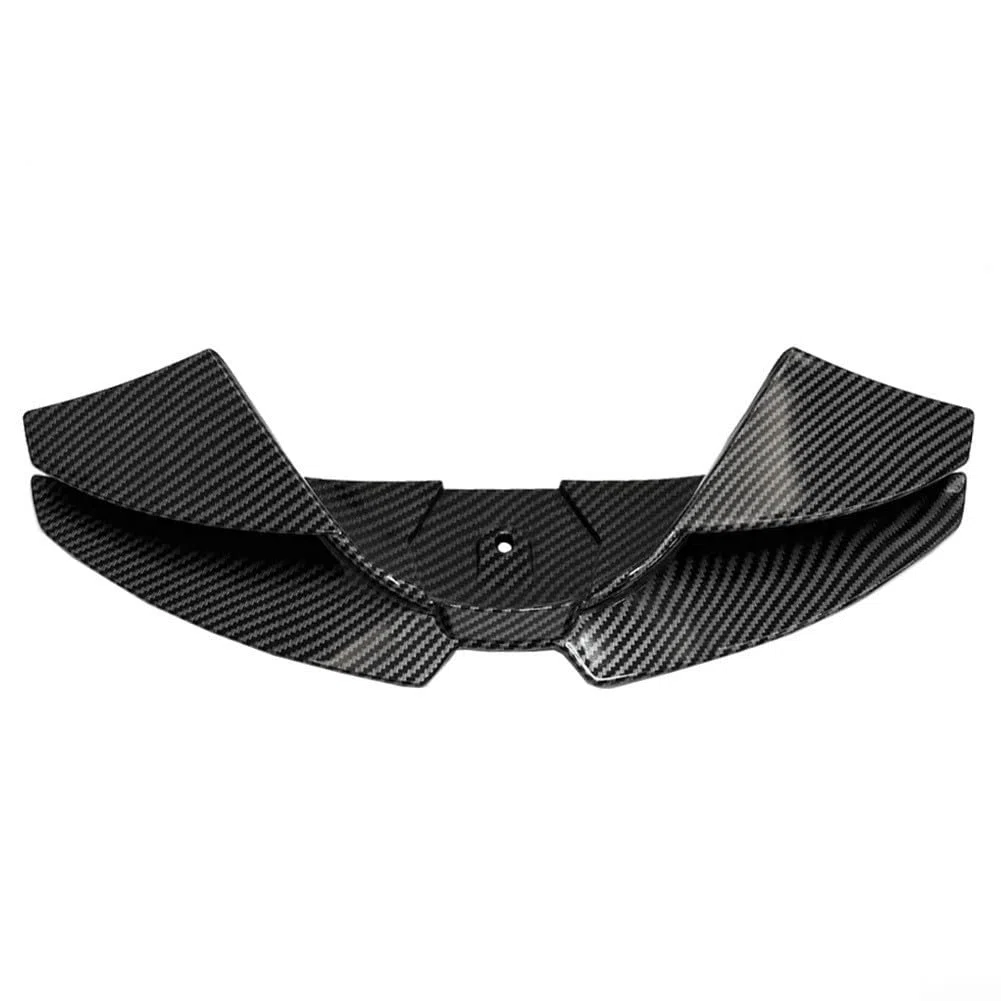 Yuanpgky Kits de alerón delantero para MT-07 2024-2025, ala aerodinámica de baja fuerza descendente, impresión de transferencia de agua negra (fibra de carbono)