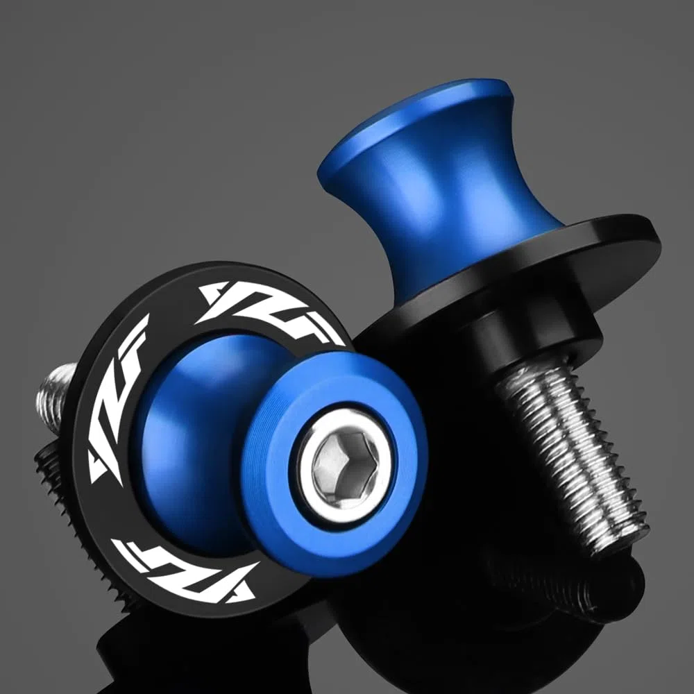 Diábolos Moto - M6 Brazos Oscilantes Tornillos del Soporte Motocicleta Aluminio Compatible YZF R1 R3 R6 R6S R25 R125 600R YZFR7 YZFR6