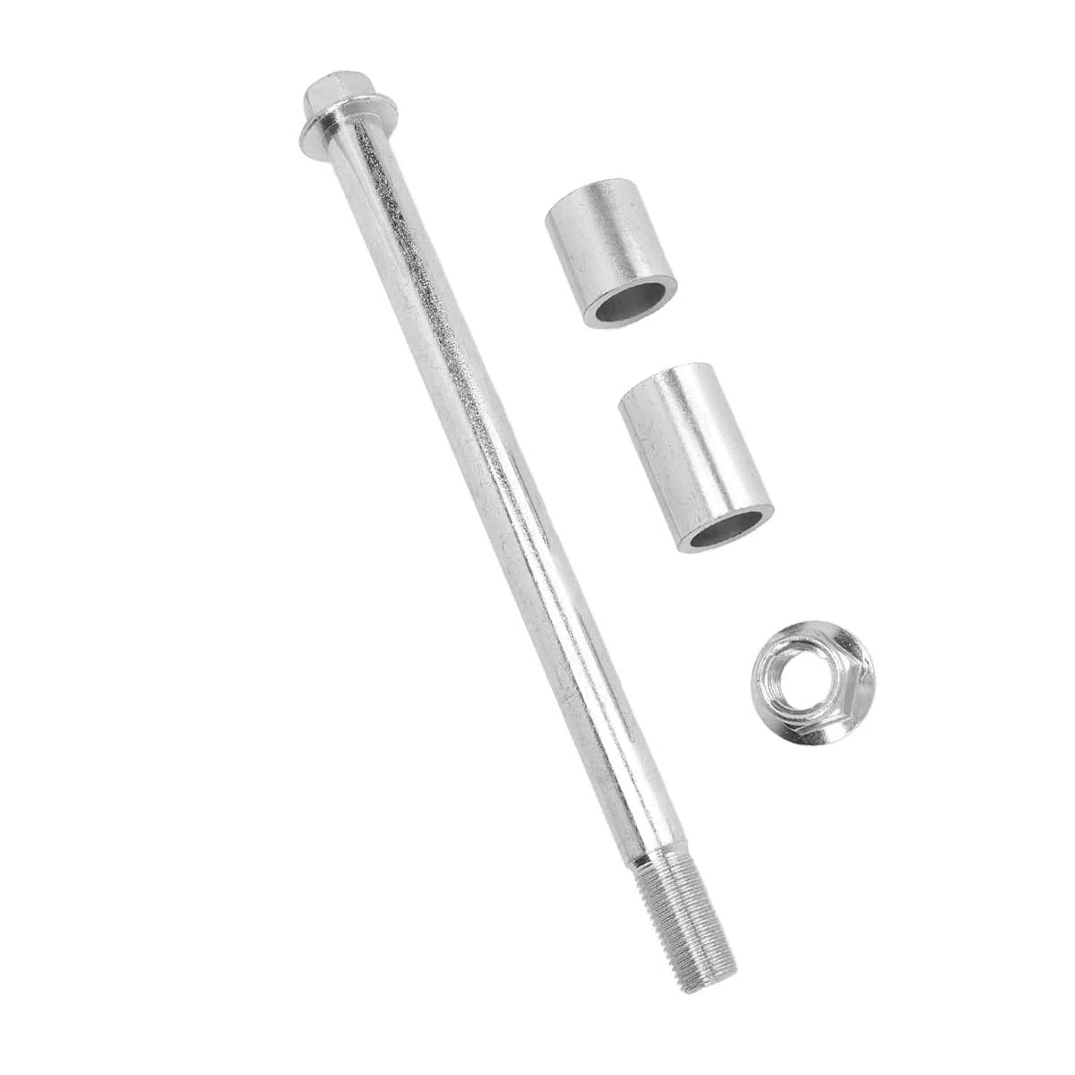 Eje de rueda delantera y trasera de motocicleta con casquillo (34 mm), ejes metálicos para motos de cross de 70 cc y 90 cc (M15 x 220 mm)
