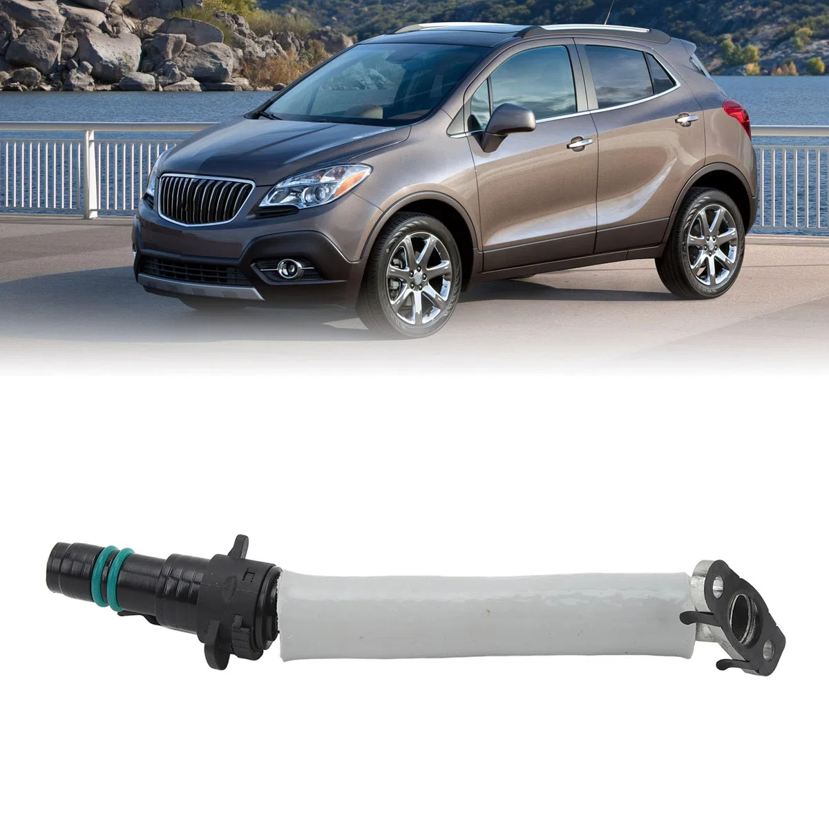 Tubo de Retorno de Aceite Turbo 55587854 Manguera de Línea de Retorno de Aceite de Turbocompresor Estable Resistente Al Calor para Trax 1.4L L4 2013 a 2020 Garantiza un Retorno
