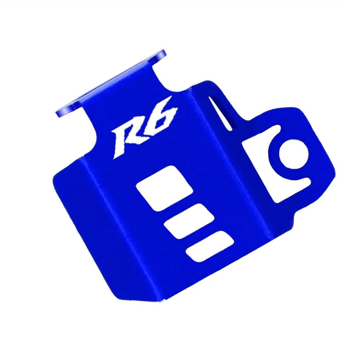Reemplace la Tapa Protector De Cubierta Depósito Líquido Freno Trasero para Motocicleta para Yamaha R6 YZF-R6 YZFR6 2010-2014 2015 2016 2017 2018 2019 2020 2021 2022 2023(BLU)