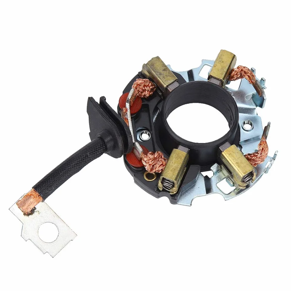 Soporte de cepillo de carbón, cepillo de motor de arranque, soporte de cepillo de carbón de arranque de coche, cepillo de motor, soporte de cepillo de arranque apto para Fit para