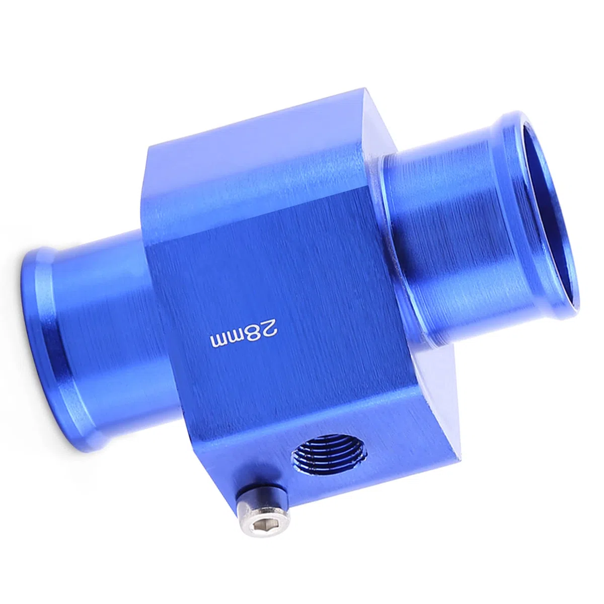 VGEBY Temperatura del agua del automóvil Temperatura Junta de tubo de la junta Sensor Radiador Manguera Adaptador Azul 26-40MM (tamaño : 28MM) Sistema De Refrigeración