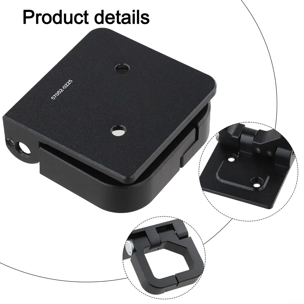 Aleación de aluminio Motocicleta Gancho delantero Cargo equipaje suspensión para Honda SH150 SH Modo 125 Scooter Accesorios Rojo Azul Negro Plata (negro)