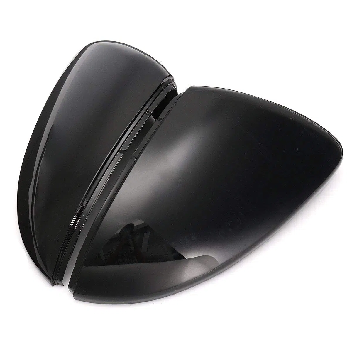 Viviance 2 Piezas 1 par de Cubierta de Espejo retrovisor Delantero y Trasero Compatible con VW Golf 7 Mk7 Mk7.5 R GTI GTD GTE VII 2013-2018 Variant E-Golf 2014-2017 Touran L 2016 2017